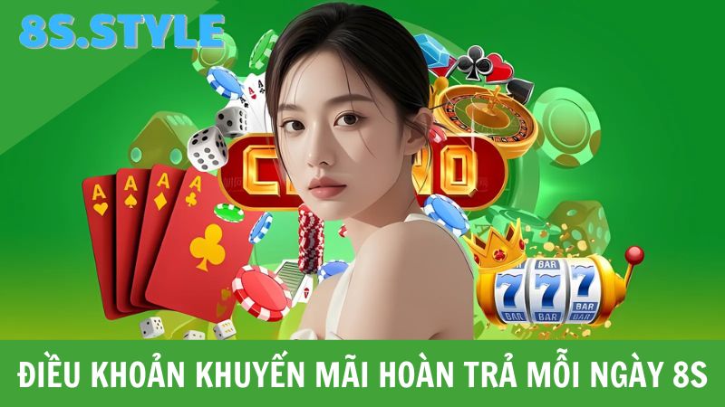 Hoàn trả mỗi ngày 8S cho hội viên 